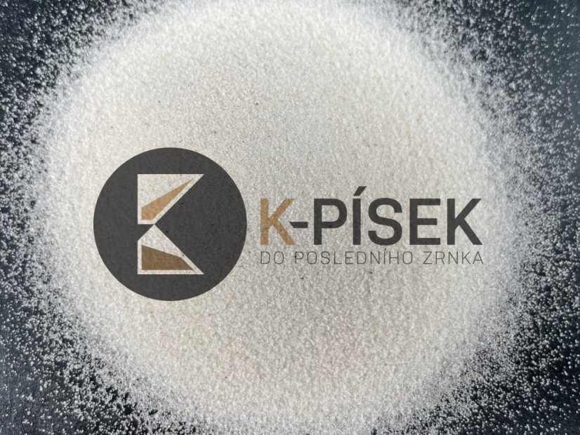 Křemičitý písek - velmi jemný (sklářský, ostrohranný)