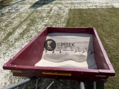 Křemičitý písek na zahrady s jílovitou půdou 0,3 - 0,8 mm (25 kg pytle)