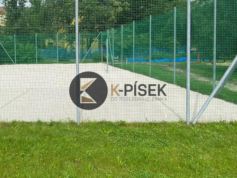 Křemičitý písek na volejbalová hřiště a doskočiště CERTIFIKOVANÝ